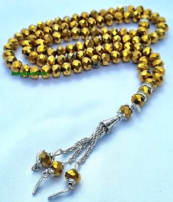 Tasbih 99 Beads (T51) Islamic Prayer Bead Tasbi Mala Tasbeeh Peace Praying Beads • £4.98