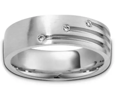 0.20 Ct Mens Round Cut Diamond Wedding Band Ring 14 Kt G Coor SI-1 Clarity • $1399