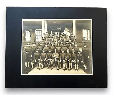 WWI Photograph 15G Burlington VT Military Company Guard • $150