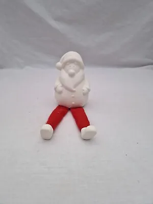 Paint Your Own Ceramic Santa Decoration • £4.50