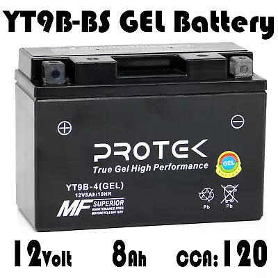 YT9B-BS CT9B 12V 8Ah GEL Battery For 2001-2005 Yamaha YZF R6 2006-2009 YZF R6s • $44.99
