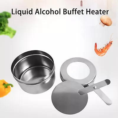 Alcohol Stove Good Sealing Heating Liquid Alcohol Buffet Heater Smooth Surface • $25.23