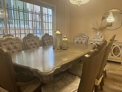 Dining Table Set 8 Chairs • $2100