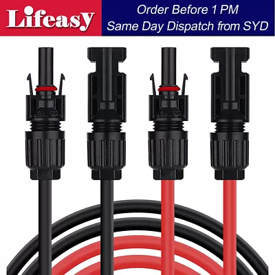 Solar Panel Extension Cable Wire Female And Male Connector Mc To Regulator • $21.66