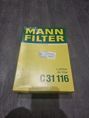 C31116 MANN HUMMEL AIR FILTER (Ford Galaxy VW Sharan Etc) NEW O.E SPEC! • $6.22