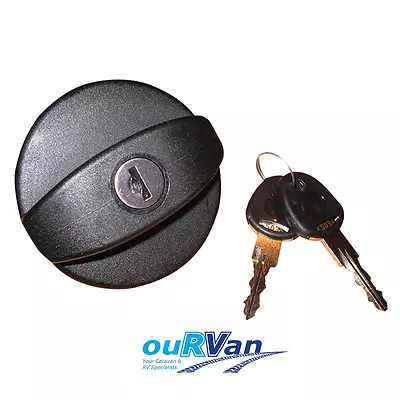 Black Spare Cap & Keys For Lockable Caravan Water Tank Filler 800-00922 • $26.25