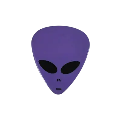 Alien Head Shaped Guitar Pick Magnet - Unique Unusual Gift - UFOs • $9.95