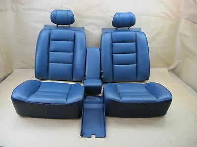 🥇86-91 Mercedes W126 C126 Coupe Rear Leather Seat Cushion Armrest Set Oem • $799.99