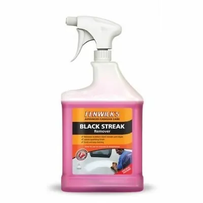 Fenwicks Black Streak Remover Algae Traffic Film Caravan Motorhome Campervan 1L • £7.99