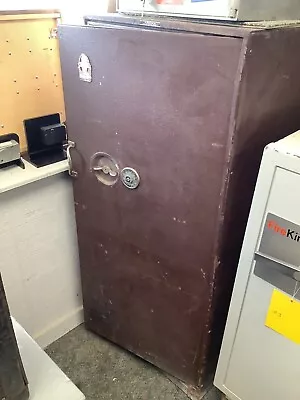 Vintage Mosler Protection File Cabinet Safe Enclosed Retracting Door 4 Drawer • $949