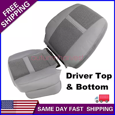 Fits 2006 2007 2008 2009 2010 Dodge Ram 1500 2500 3500 Driver Seat Cover Gray • $61.29