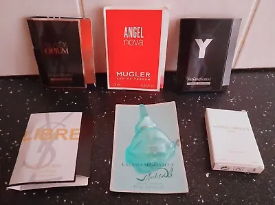 Joblot Bundle 6 X Perfumes Inc Yves Saint Lauren Mugler Salvador Dali(All New) • £5.55