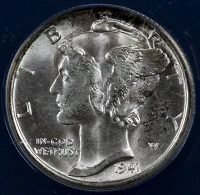 1941-S 10c Mercury Dime ANACS MS 67  • $95