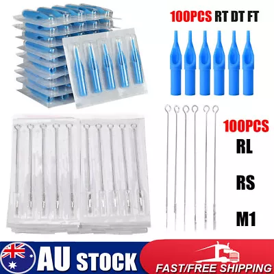 200pcs Professional Tattoo Needles RL RS And BlueTattoo Nozzle Tips Set RT FT FT • $23.99