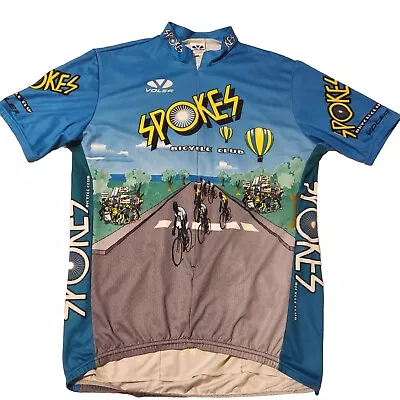 Voler Bicycling Jersey Unisex 2XL Made In The USA!  Spokes Bicycle Club  • $12.49