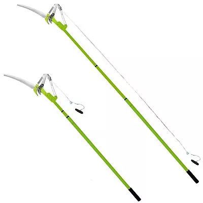 £17.85 • Buy Extendable Telescopic Tree Pruner Garden Branch Cutter Lopper Inc Saw Attachment