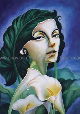 Woman Of Substance By Mexican Artist Octavio Ocampo 14X20 Inch Paper Poster • $17.87