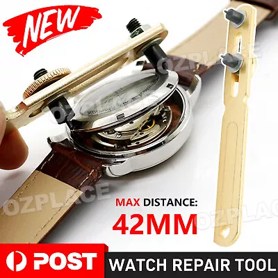 Adjustable Watch Repair Kit Tool Back Case Cover Opener Remover Wrench AU • $7.45