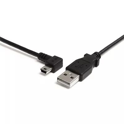  6 Ft. (1.8 M) Left Angle Mini Usb Cable - Usb 2.0 A To Left Angle M • $9.99