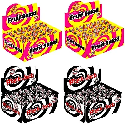 Black Jack Chews Fruit Salad Chews Retro Sweets Party Bags FATHERS DAY HALLOWEEN • £1.49