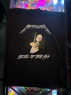 Vintage 1987 Metallica Metal Up Your A** Ride The Lightning Brockum Shirt - XL • $202.50