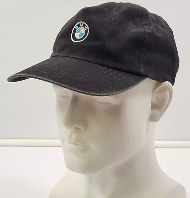 B) Vintage Embroidered BMW Lifestyle Black Baseball Cap Hat Made In USA • $11.99