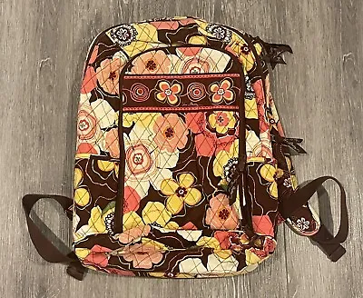 Vera Bradley Laptop Backpack Computer Tote Buttercup Business Work Travel School • $24.98