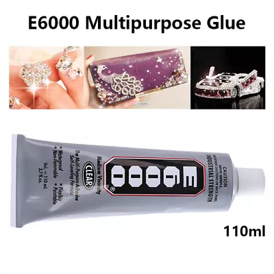 3x E-6000 110ml Glue Tip Adhesive Pendant Jewellery Art Craft • $9.99