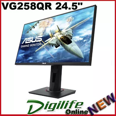 $395 • Buy ASUS VG258QR 24.5  FHD Ultra-Fast 0.5ms 165Hz G-Sync Compatible Gaming Monitor