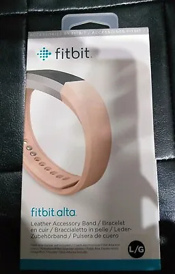 $17.90 • Buy Fitbit Alta Leather Accessory Band - Blush Pink, Large ,,