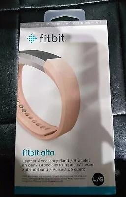 Fitbit Alta Original Leather Accessory Band - Blush Pink Large  • $19.90