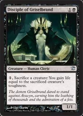 MTG: Disciple Of Griselbrand [Moderately Played] Innistrad Magic The Gathering C • $0.99
