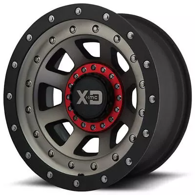 (4) 17  XD Wheels XD137 FMJ Satin Black W Dark Off Road Rims (B43) • $1592