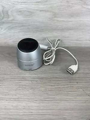 Satechi Silver USB Headphone Jack Portable Universal Mini Multimedia Speaker • $7.99