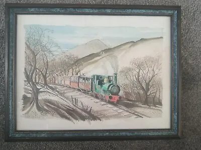 Super Quality Watercolour Rheidol Railway Waled By Peter Brown 99 • £29.99