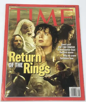Time Magazine Return Of The Kings Dec.2 2002 Lord Of The Rings The Two Towers • $8.99
