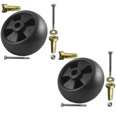 2Pk Deck Wheel 6Pc Kit For John Deere AM133602 AM116299 M111489 GX355 LT180 • $23.99