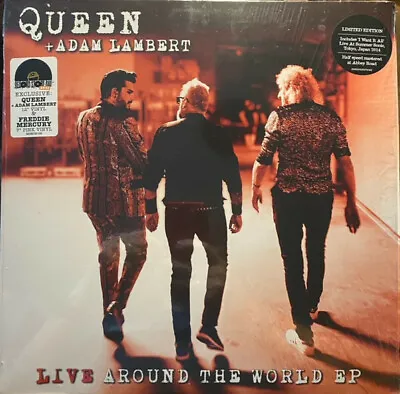 $63.99 • Buy Queen Adam Lambert Live Around The World Limited LP +  PINK 7  Record SEALED/BRA