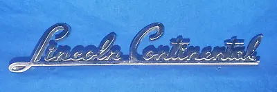Vintage Lincoln Continental Script Emblem SCT8 • $99.99