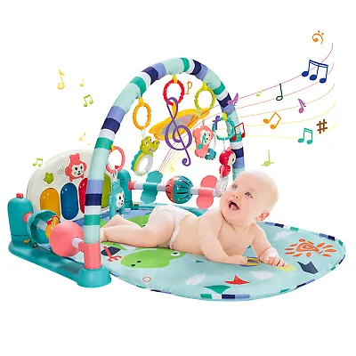 £38.99 • Buy Baby Play Mat Toddler Kick & Play Piano Gym Activity Center With Light & Sound