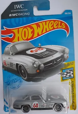 SILVER ARROW Hot Wheels Mercedes-Benz 300 SL 2021. HW Speed Graphics. LONG CARD • $8.87