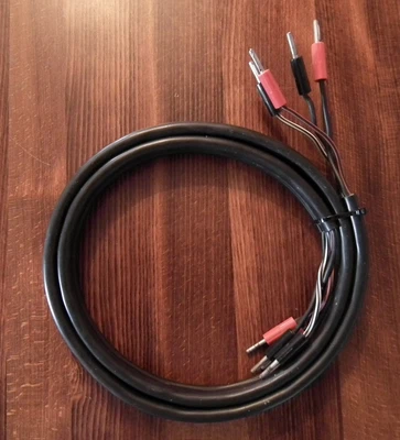 £39.95 • Buy LINN K400 BI-WIRE CENTRE SPEAKER CABLE 1.7 METRE - TERMINATED 4 X 4