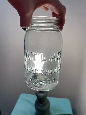 Vintage Atlas Strong Shoulder Mason Jar • $4.99