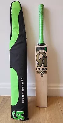 CA Plus 15000 Cricket Bat Premium Quality English Willow 11 Grains Adults SH • £220