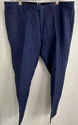 Lauren Ralph Lauren Blue Plaid 100% Linen Dress Suit Pants 42x32 • $29.50