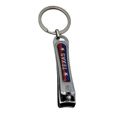 Texas Metal Keychain Nail Clipper Travel Tourist Souvenir Gift Collectible USA • $2.49