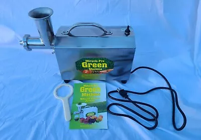 Miracle Pro Green Machine Model MJ575 Wheat Grass Juicer • $345