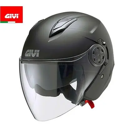 GIVI H123BN900 Helmet Jet 12.3 STRATOS Matte Black Motorcycle Scooter Approved • $236.06