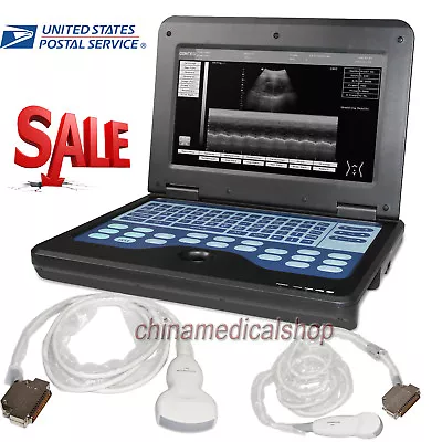 Portable Laptop Ultrasound Scanner Machine 2 Probes Digital Diagnostic System • $1649