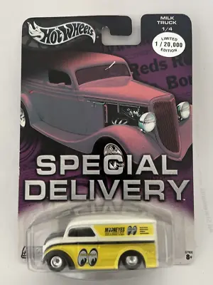Hot Wheels Special Delivery Milk Truck Mooneyes #1 Of 4 Limited Edition 1/20000 • $79.95